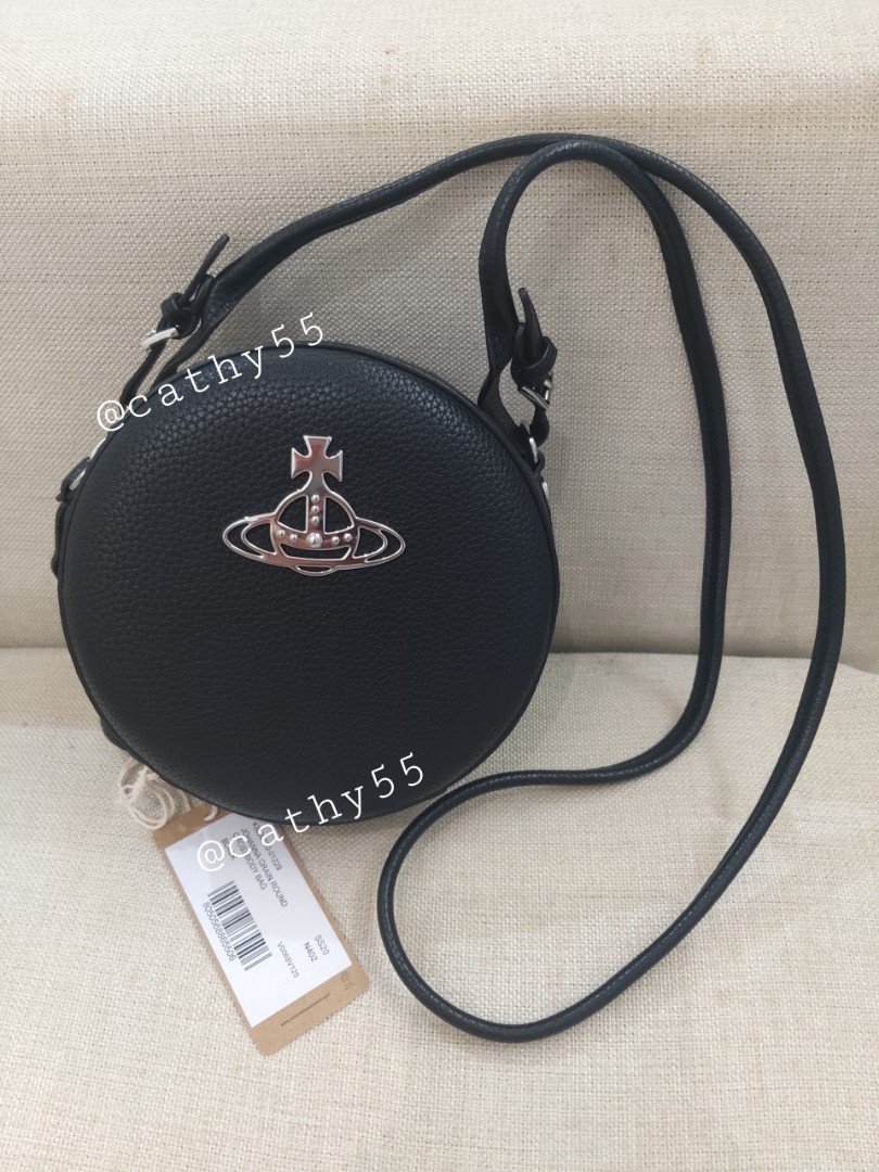 Vivienne westwood logo new arrivals plaque crossbody bag