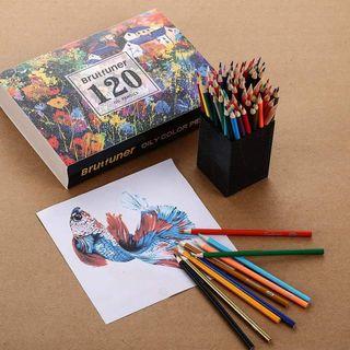 48/72/120 Oily Art Coloured Pencils Set