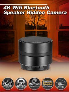 4K Wifi Bluetooth Speaker Hidden Camera | 1080p Spy Camera
