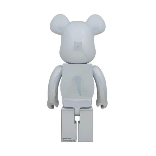 現貨BE@RBRICK OASIS WHITE CHROME 100％ & 400％ Bearbrick Medicom