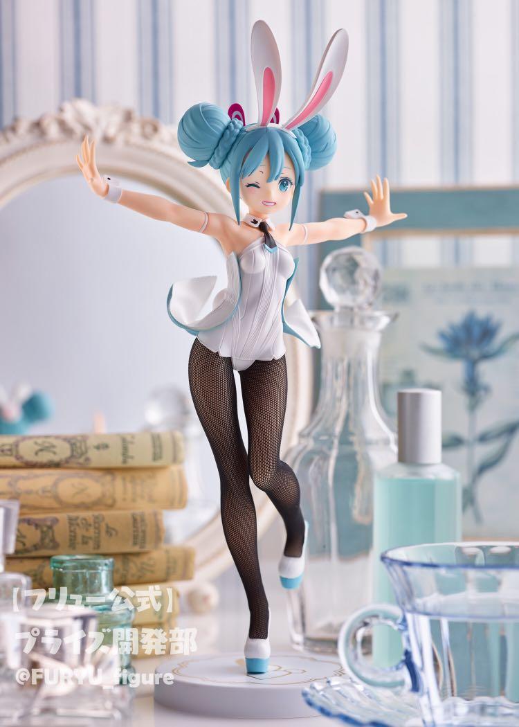 全新日版】現貨初音ミクBiCute Bunnies Figure -WHITEver., 興趣及遊戲