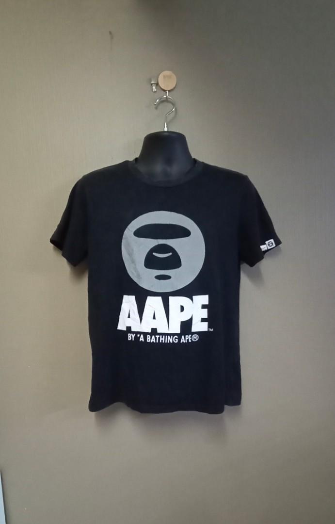 Aape X Bathing Ape Tee Men S Fashion Clothes Tops On Carousell