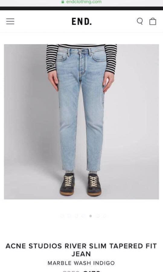 Acne Studios Bla Konst Jeans, Luxury 