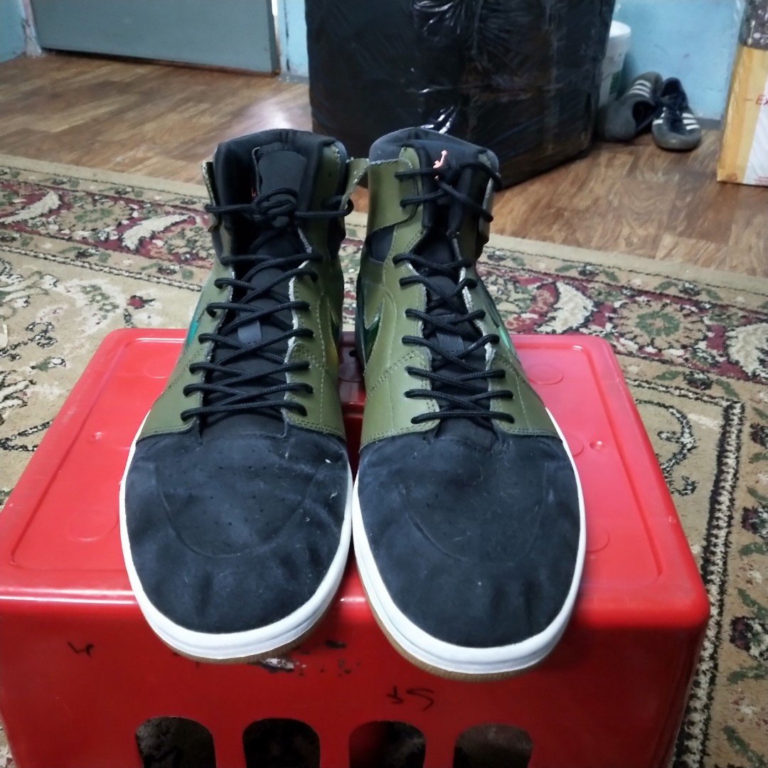 Jordan 1 retro high nouveau militia green 2025