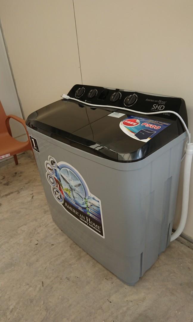 American Home Washing Machine Twin Tub 10KG, TV & Home Appliances
