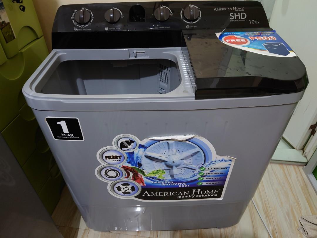 American Home Washing Machine Twin Tub 10KG, TV & Home Appliances