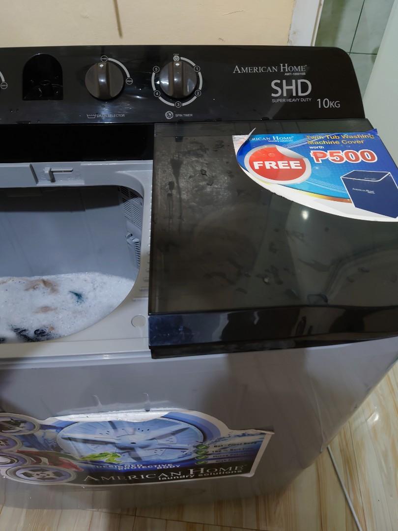 American Home Washing Machine Twin Tub 10KG, TV & Home Appliances
