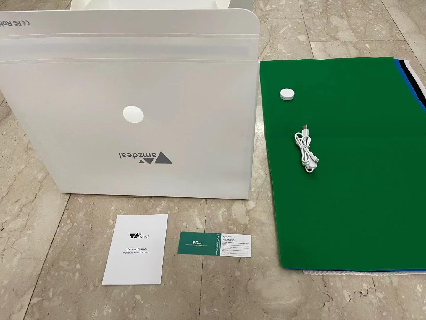 Amzdeal 16 x 16 inch (40 x 40cm) Portable Photo Studio Light Box