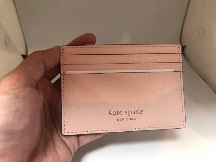 Kate spade pink card holder clearance