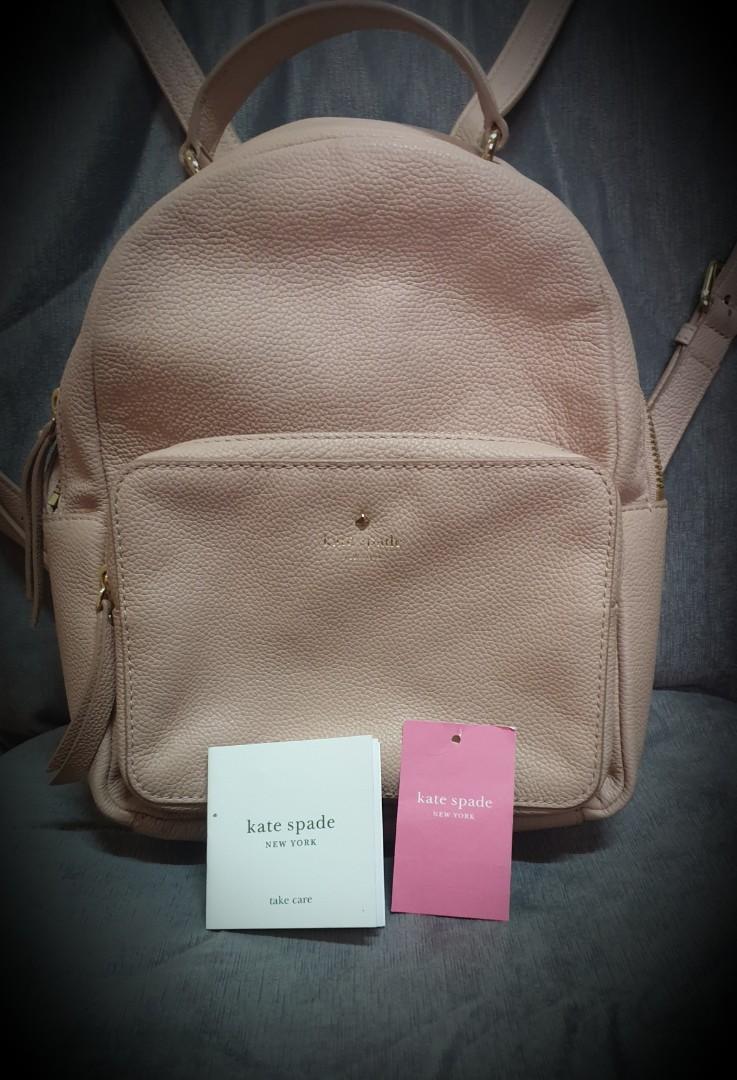 kate spade pink backpack