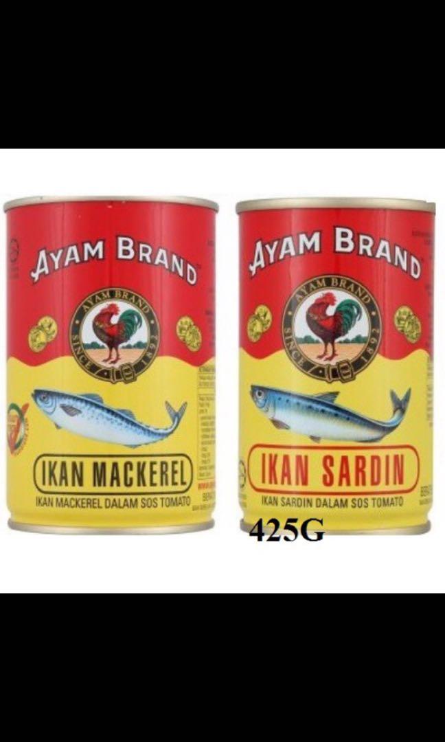 Ayam Brand 425g Sardines Mackerel Food Drinks Food Drinks Others On Carousell