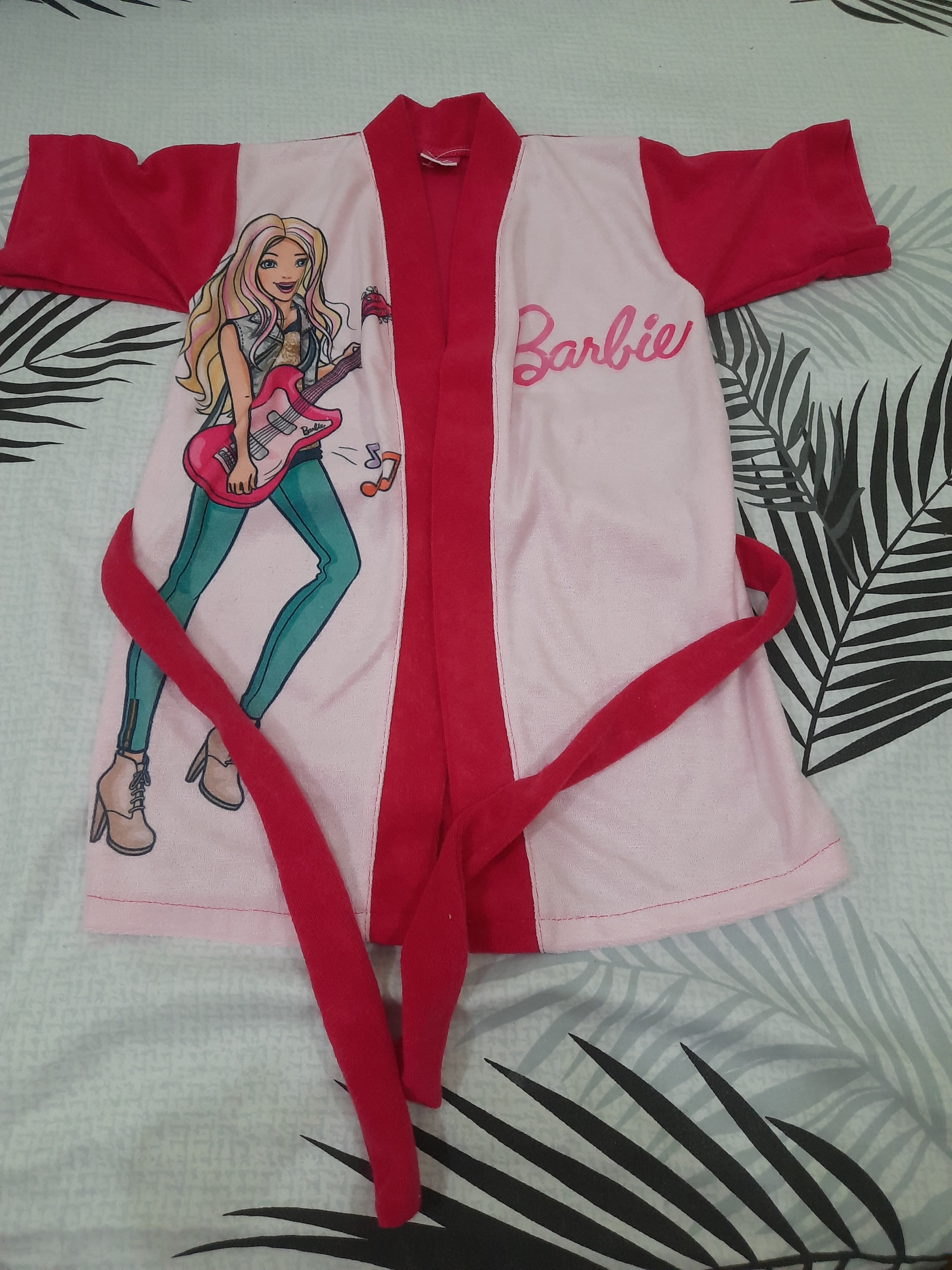 Barbie Bathrobe, Babies & Kids, Babies & Kids Fashion on Carousell