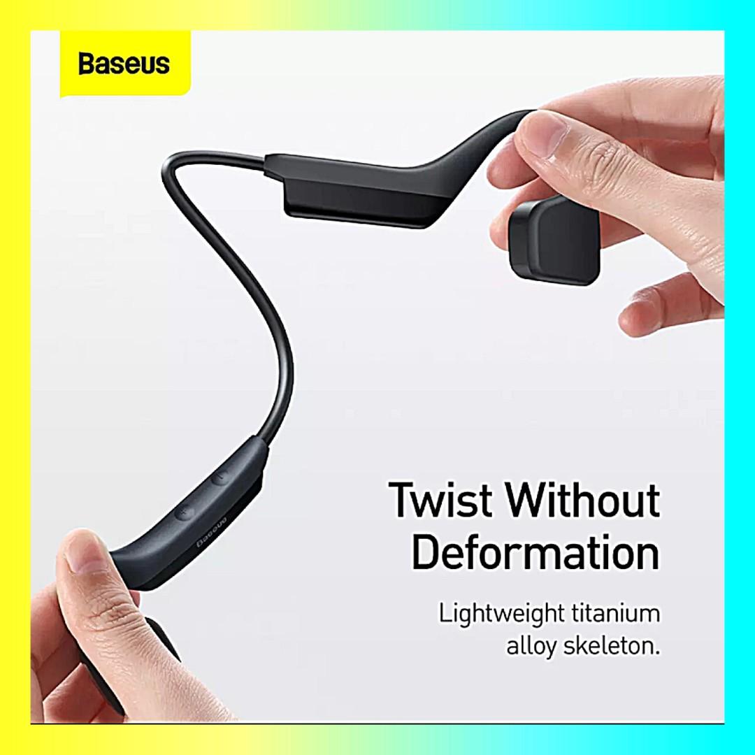 Baseus BC10 Bone Conduction Bluetooth Earphone Outdoor Sports Waterproof Wireless Earbuds Headphones with Skin friendly Material