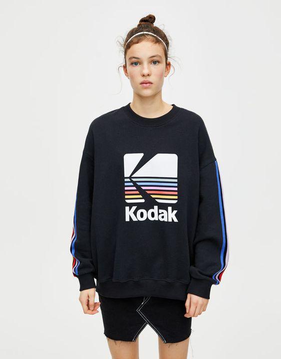 Kodak sweatshirt pull and bear store