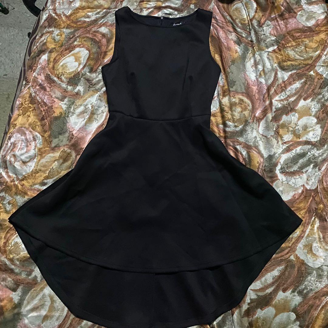 princess polly baby blue dress Black Dress Short in the Front Long in the Back main image 1
