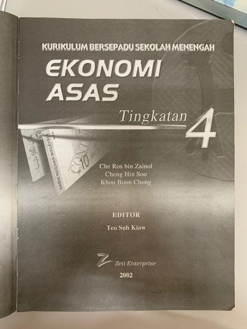 buku teks ekonomi asas tingkatan 4  Adrian Cameron