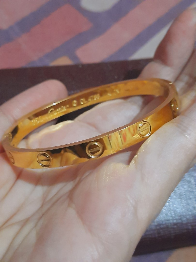 Cartier bangle gold plated 18k Women s Fashion Jewelry