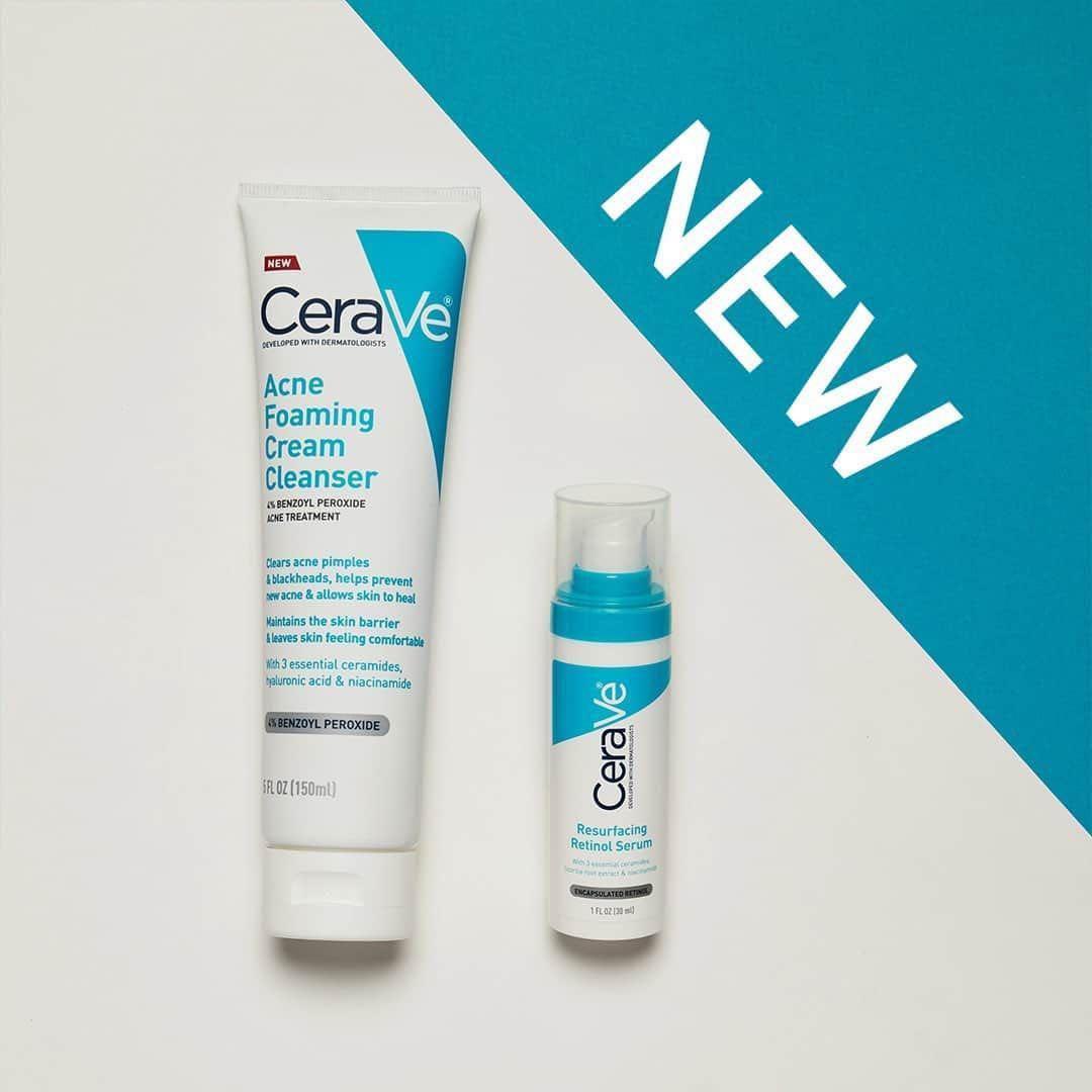 Cerave Benzoyl Peroxide Acne Foaming Cream Cleanser, Beauty & Personal