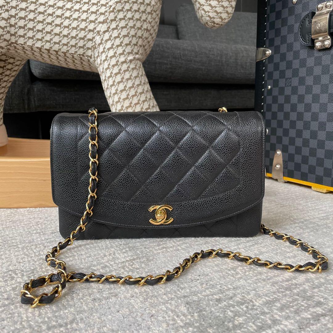 Chanel Vintage Diana Flap, Luxury, Bags & Wallets on Carousell