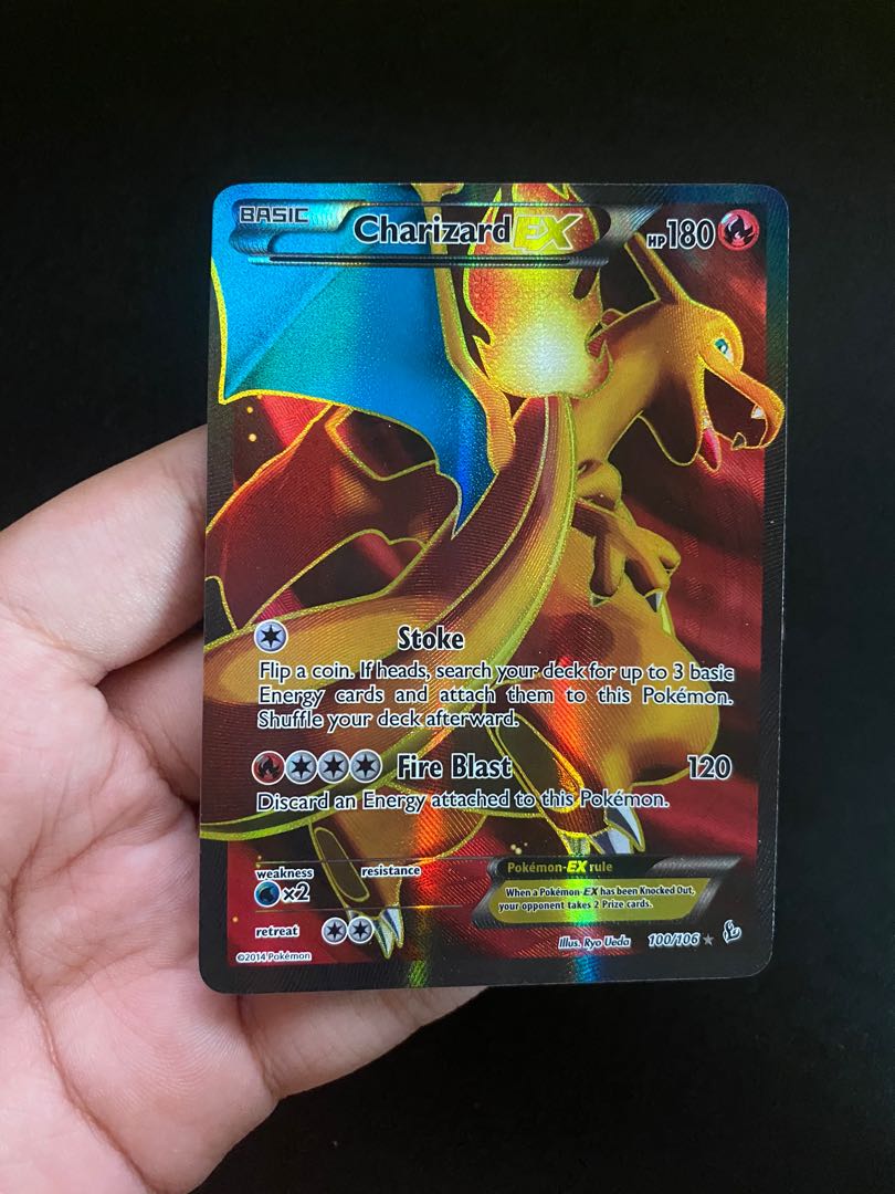 Charizard Ex Full Art 100 106 Pokemon Hobbies Toys Toys Games On Carousell