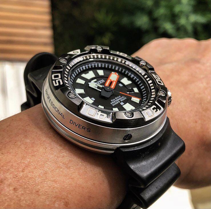 Citizen eco drive professional diver clearance