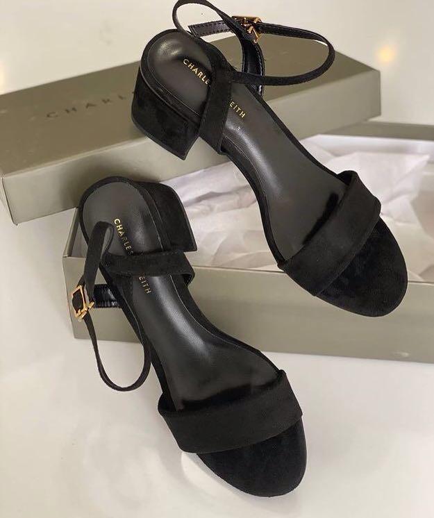 CK HEELS TOE ANKLE STRAP SANDALS NEW 