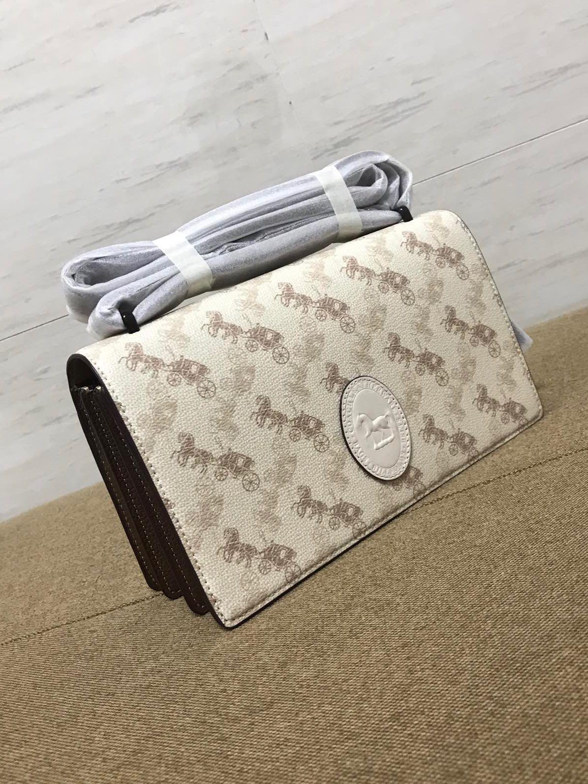 Camille crossbody with horse and carriage sales print and archive patch