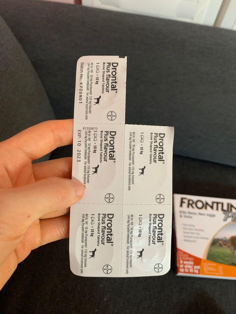 drontal plus flavour bone shaped tablets