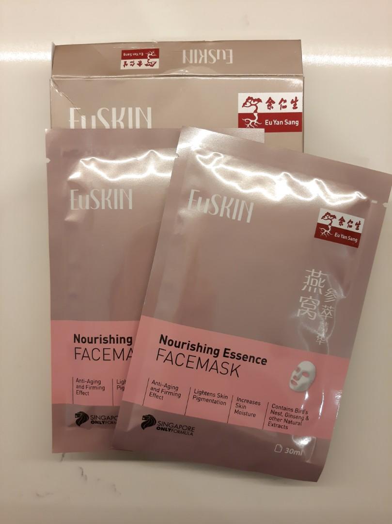 Eu Yan Sang Bird nest mask (2 pcs), Health & Nutrition, Health