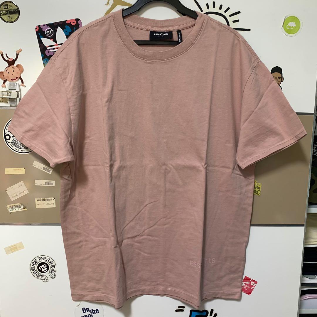 God Essentials Pink 3M boxy tee BLUSH 