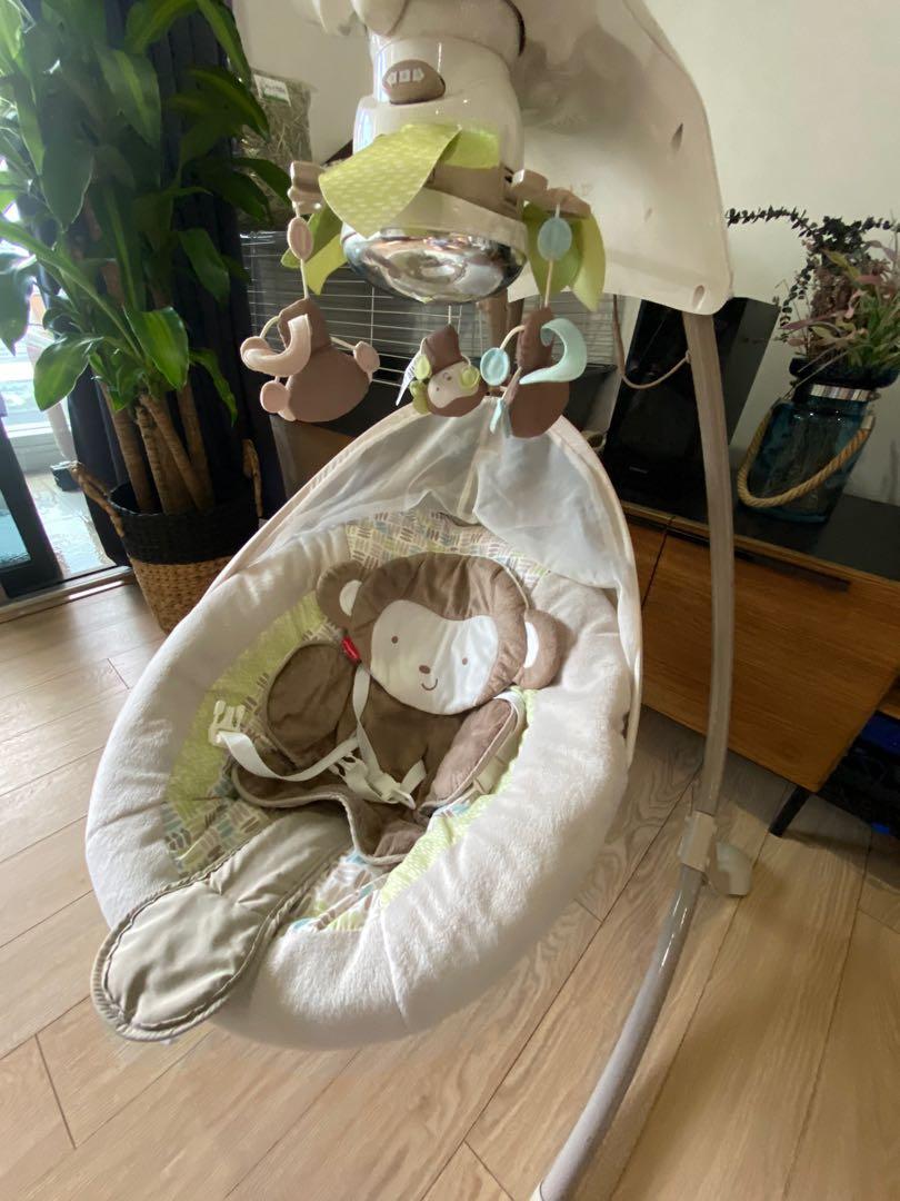 Fisher price snugamonkey swing discount