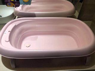 Foldable / Collapsible Baby Bath Tub by Citylife in Old Rose Pink