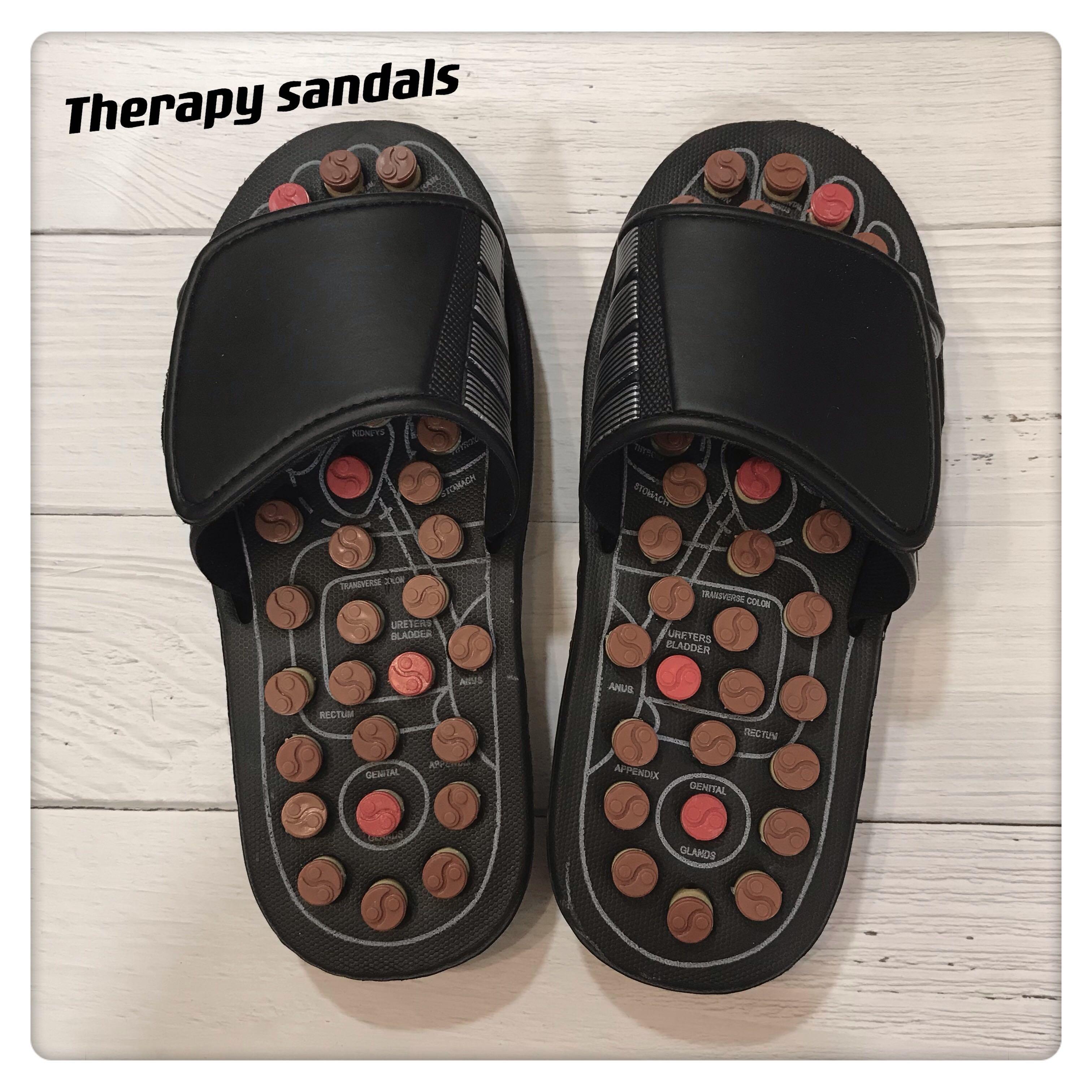 Reflexology Foot Massager Acupressure Massage Slippers Sandals | eBay