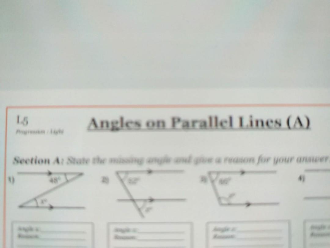 Free geometry worksheet on angles, 興趣及遊戲, 書本 & 文具, 書本及雜誌 - 補充練習 - Carousell