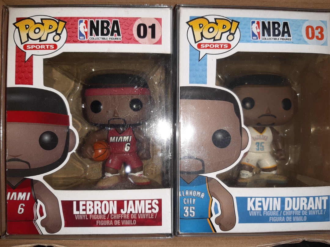 Funko Pop Nba set Lebron Miami Durant 