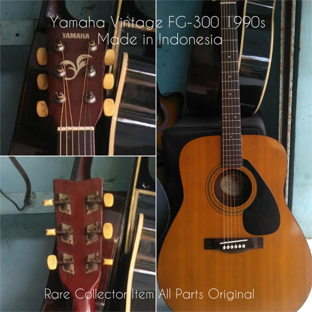 Gitar Yamaha Vintage FG-300 1990S Made in Indonesia