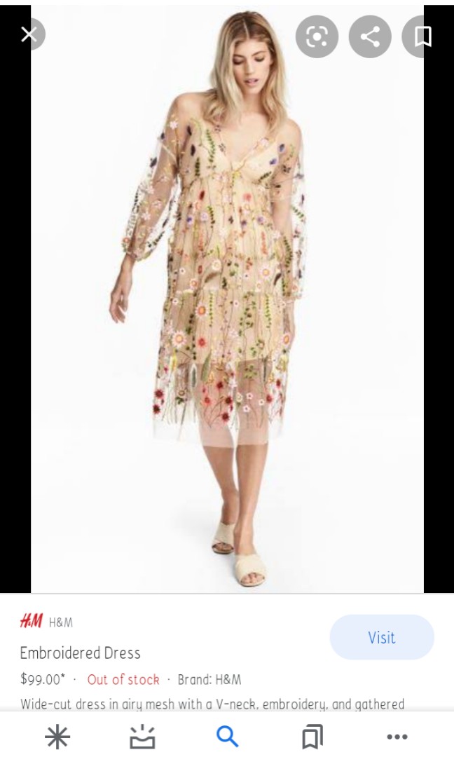H M Beach Dress Size L XL Women s Fashion Dresses Sets