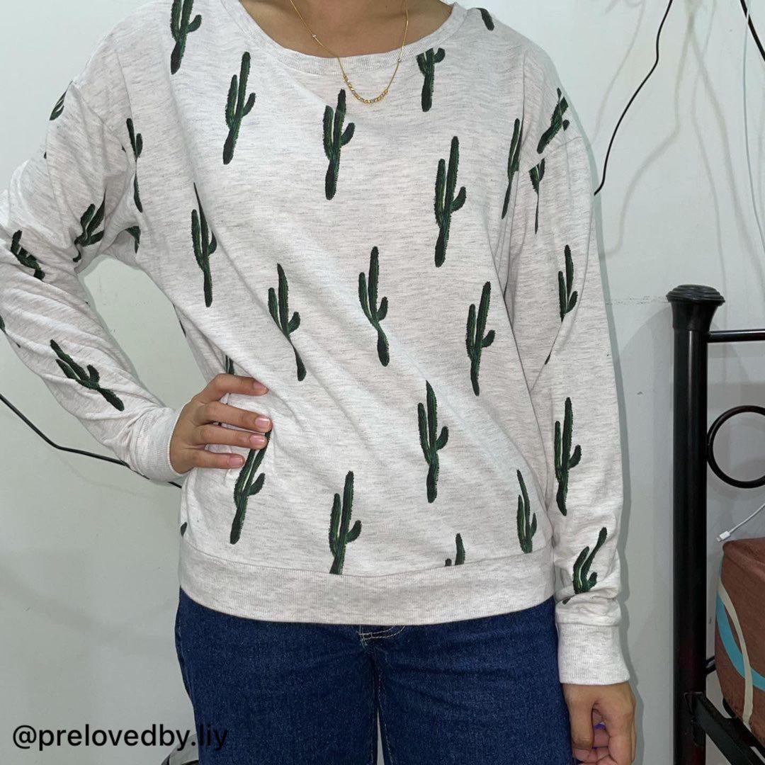 Cactus sweatshirt h&m new arrivals