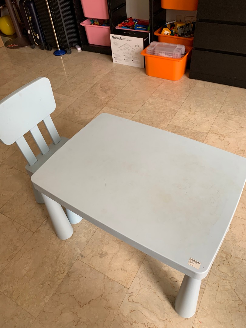 IKEA CHILDREN TABLE AND CHAIR, Babies & Kids, Baby Nursery & Kids Furniture, Kids' Tables