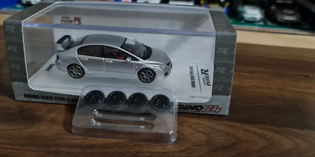 Inno64 Honda Civic FD2 Type R silver, Babies & Kids, Baby Nursery ...