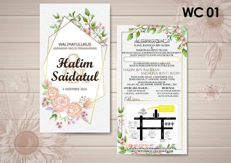 Kad Kahwin 2021 Design Craft Others On Carousell