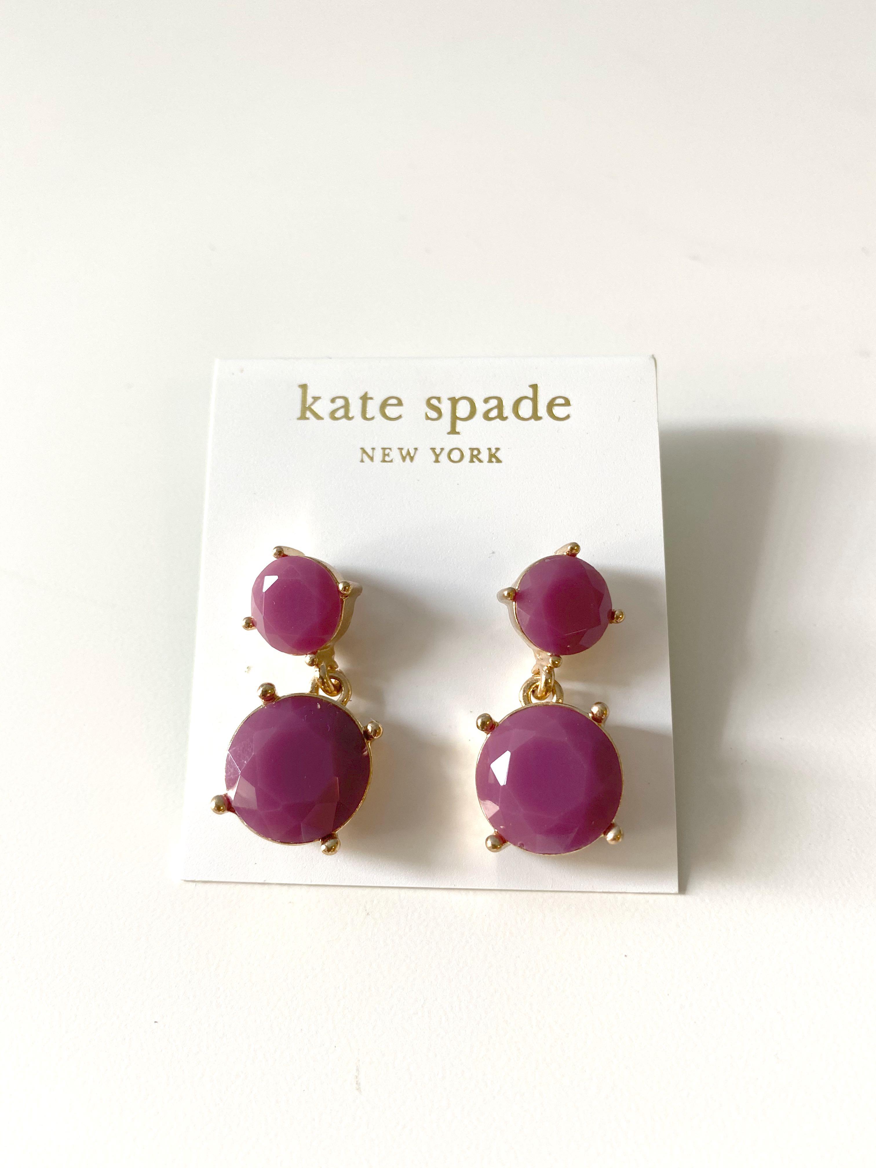 Kate spade purple best sale earrings