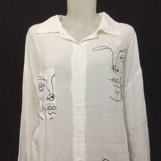 Kemeja Broken White