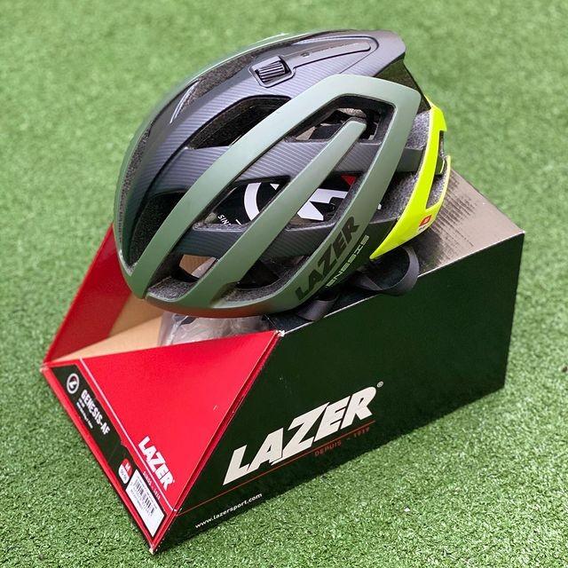 Lazer Genesis G1 Matte Green / Flash Yellow (Limited Edition) Size M (5559cm), Sports