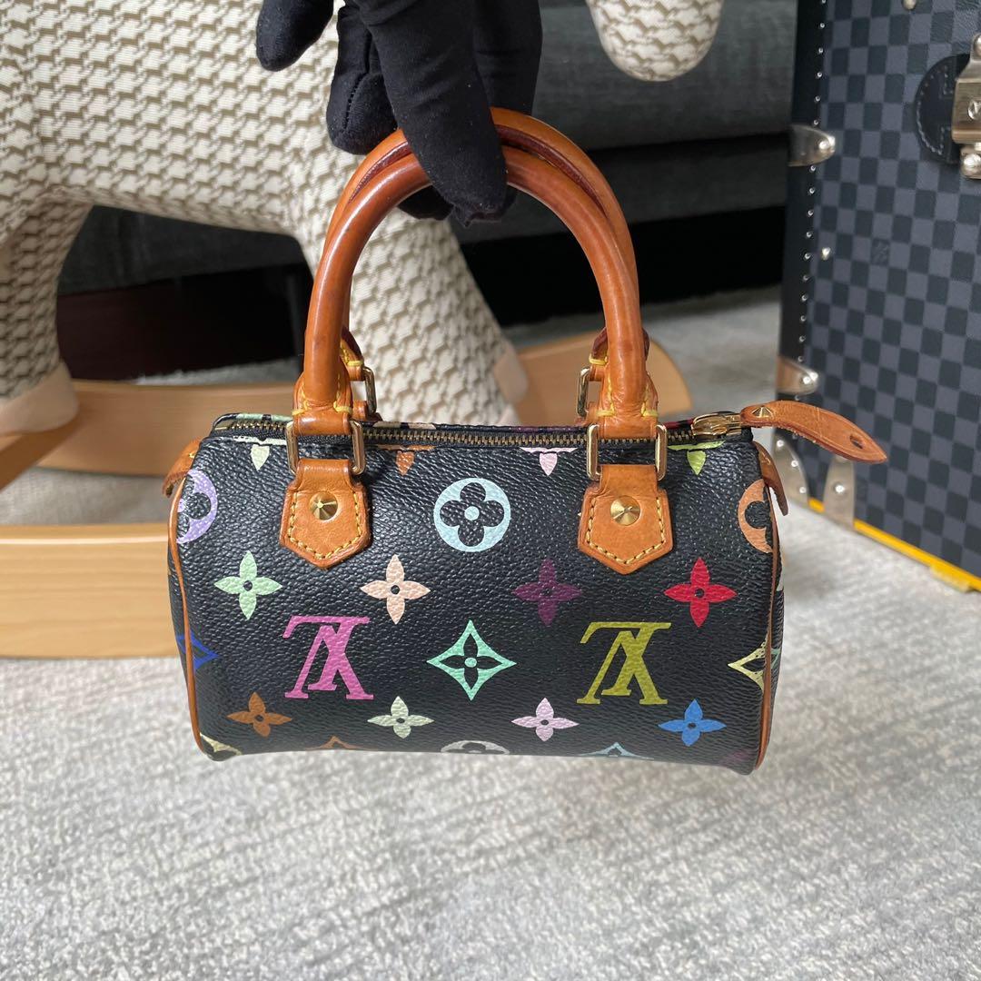 Louis Vuitton multicolor nano speedy, Luxury, Bags & Wallets on Carousell