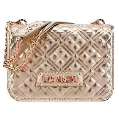 Rose gold moschino bag