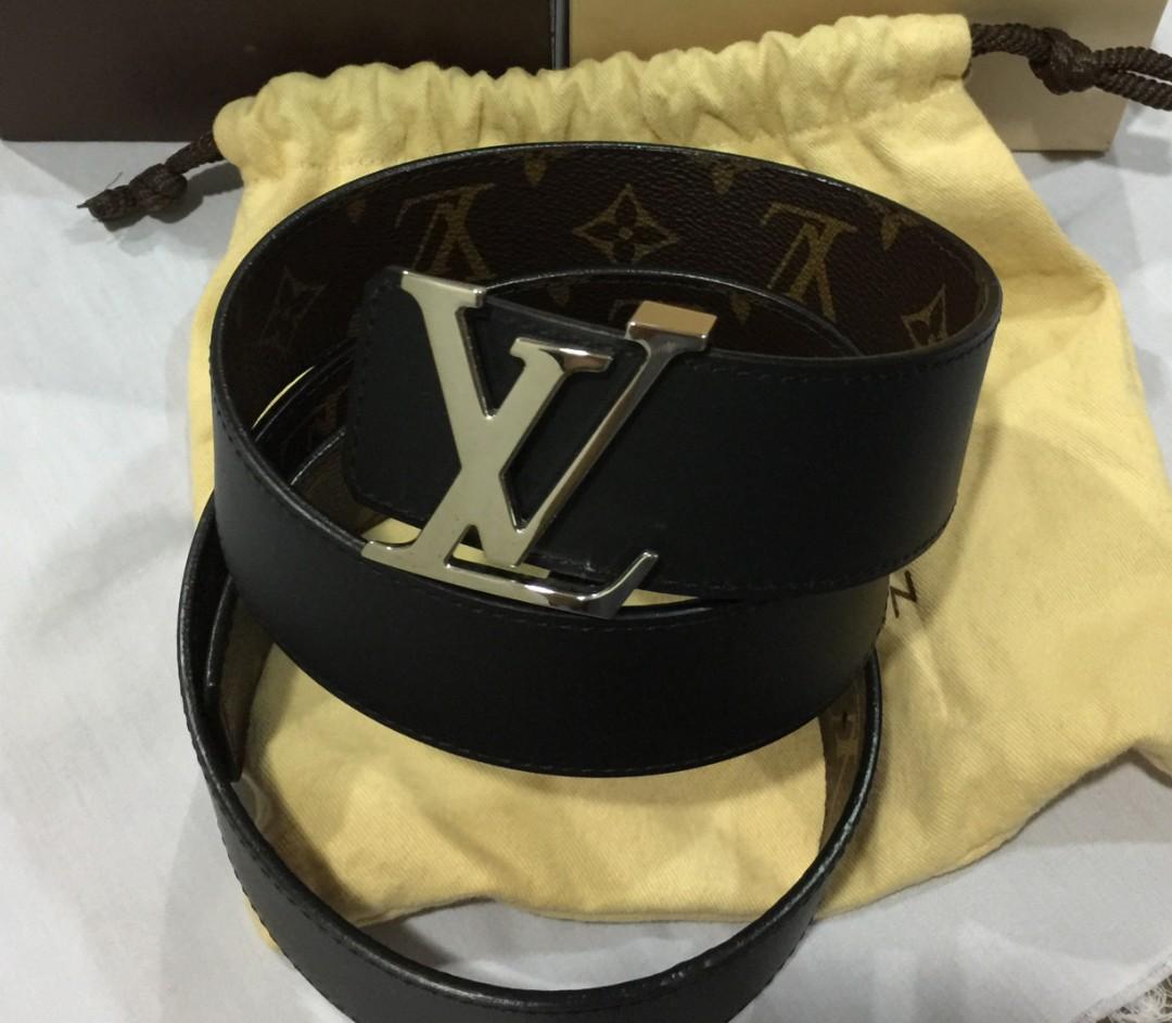 Louis vuitton belt double sided