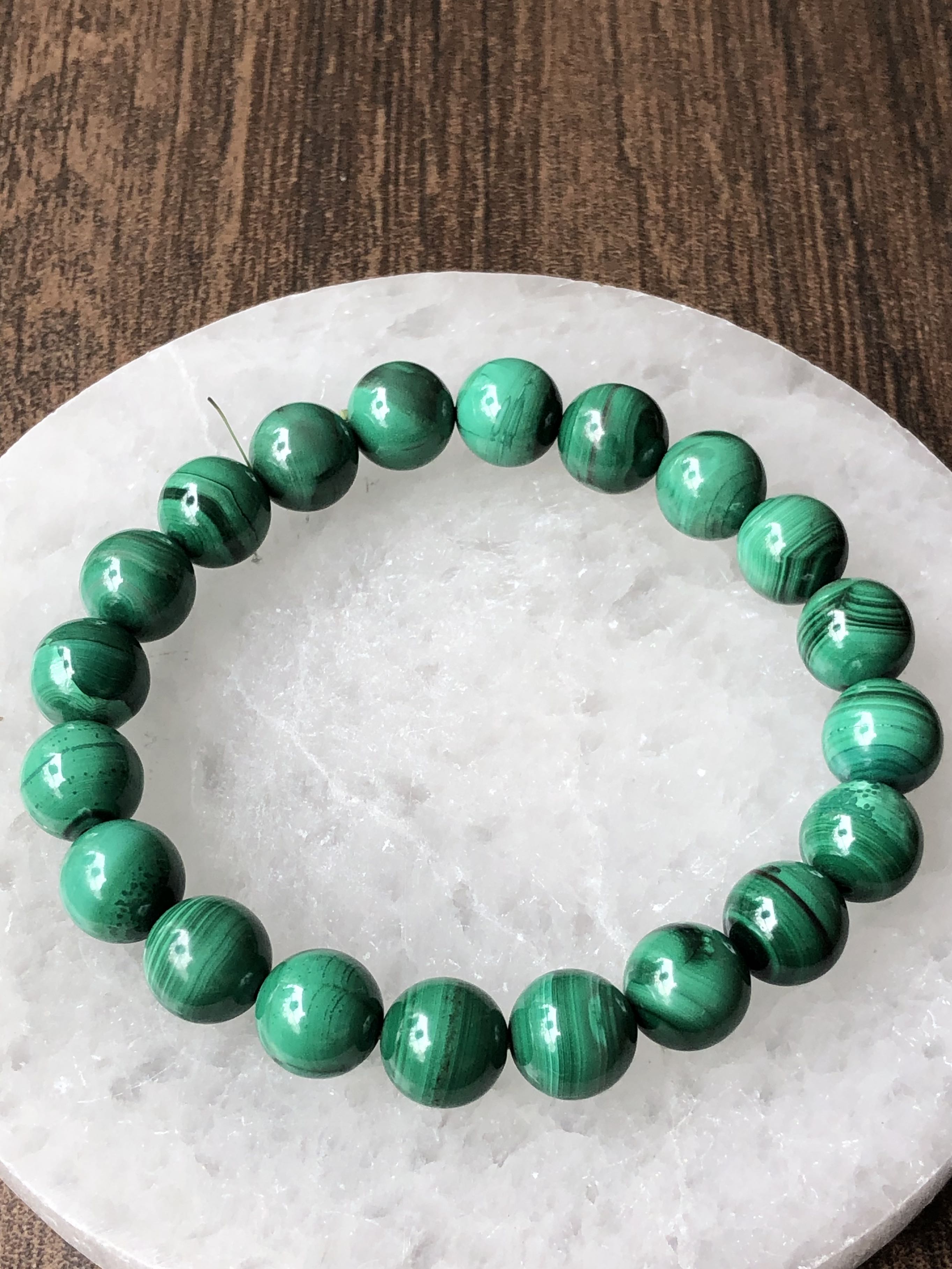 natural malachite bracelet