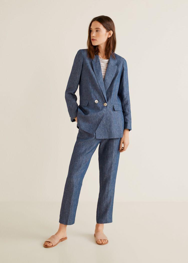 Mango Linen Coordinates (Category: Sets or Coordinates) located in Imus. Submitted by pomscloset (Listing ID 1076403762, Image 2). Description: BNWT ♥️ 💯% Same as posted What you see is what you get 😍 #Mango #Coordinates #Zara #Bershka.