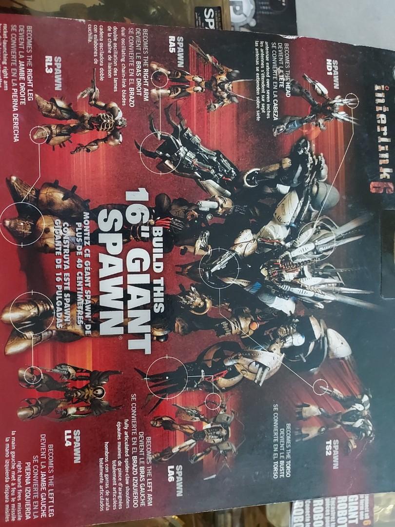 Mcfarlane Spawn interlink (Category: Toy Figures) located in Singapore. Submitted by rlwc84 (Listing ID 1076354812, Image 2). Description: Complete set of Spawn Interlink. Boxes are yellowish so not for perfectionist. Interested pls contact me at 94594804.